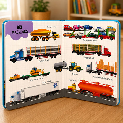 Journey with Transport – Picture Dictionary | Vehicles & Early Learning Board Book for Kids