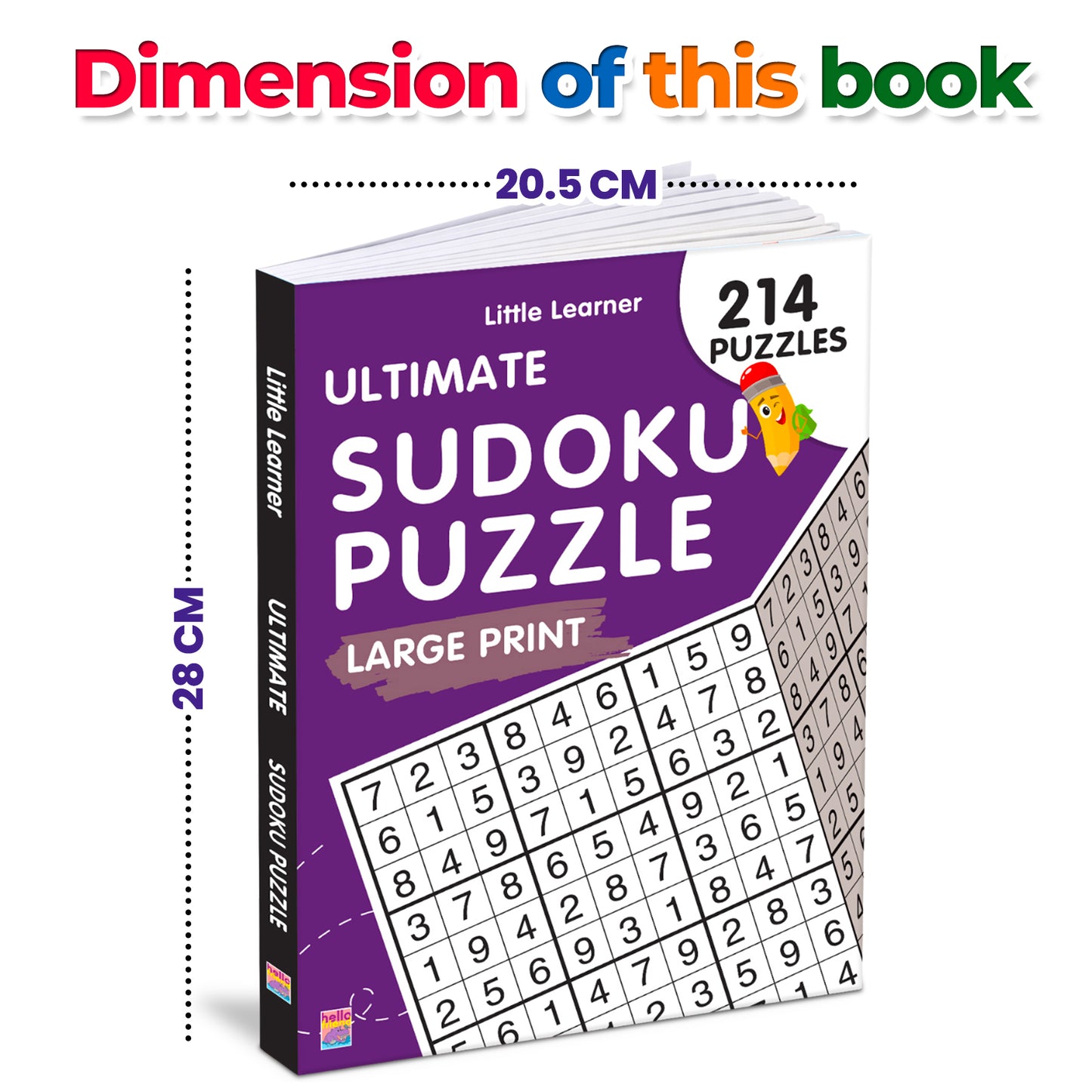 Ultimate Sudoku Puzzle | 214 Large Print Puzzles | Little Learner