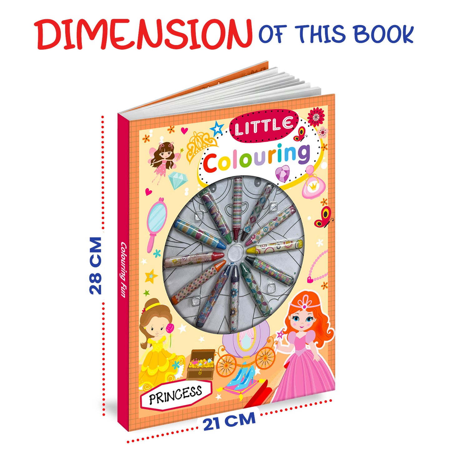 Princess Little Colouring Book | Princess Colouring Activity Book for Kids