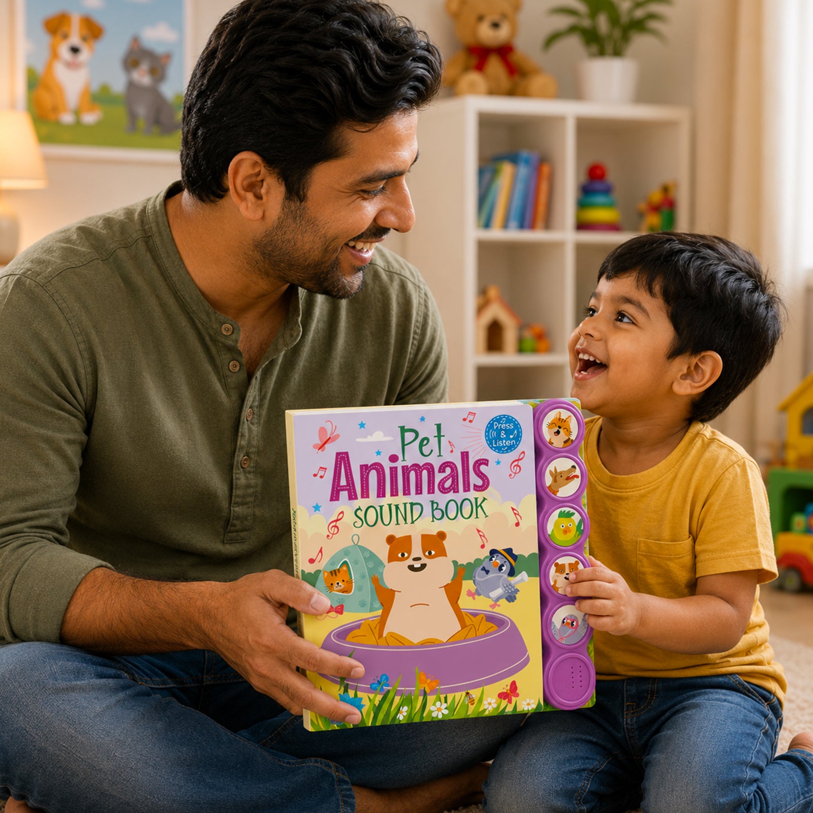 Pet Animals Sound Book - Back Cover
