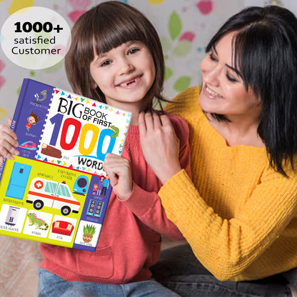 Big Book of First 1000 Words | Illustrated Picture Dictionary for Kids | Early Learning Vocabulary Book
