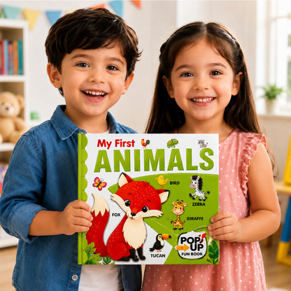 My first animals - pop-up fun book