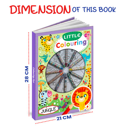 Animals Little Colouring Book | Animal Colouring Activity Book for Kids