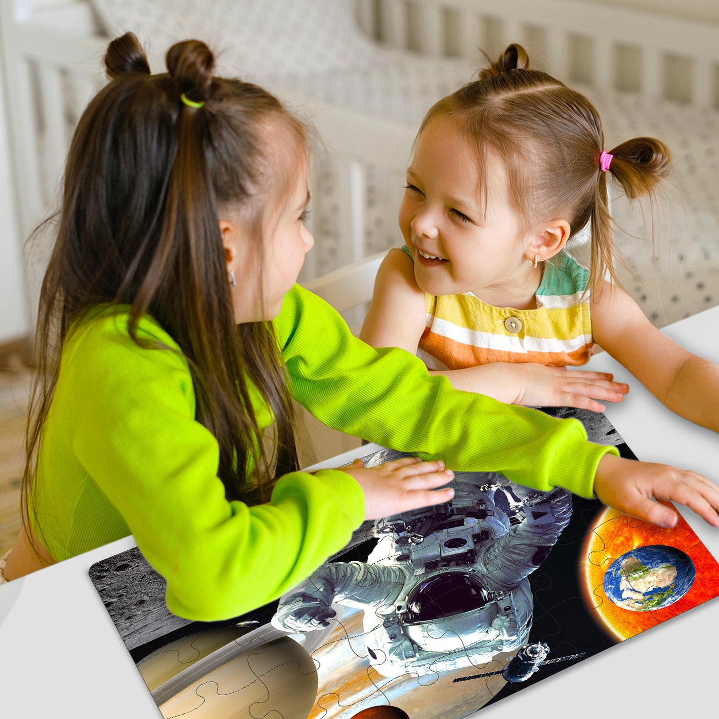 In the Space Puzzle Box | 100 Piece Jigsaw Puzzle for Kids