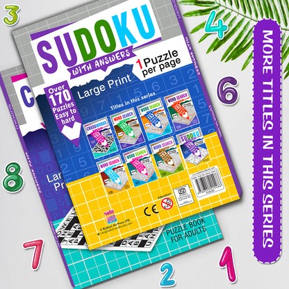 Sudoku Puzzles Book with Solutions - 192 Pages Interior Spread