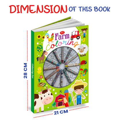 My Farm Colouring Book | Farm Animals Colouring Activity Book for Kids | Creative Learning & Fun Colouring Book
