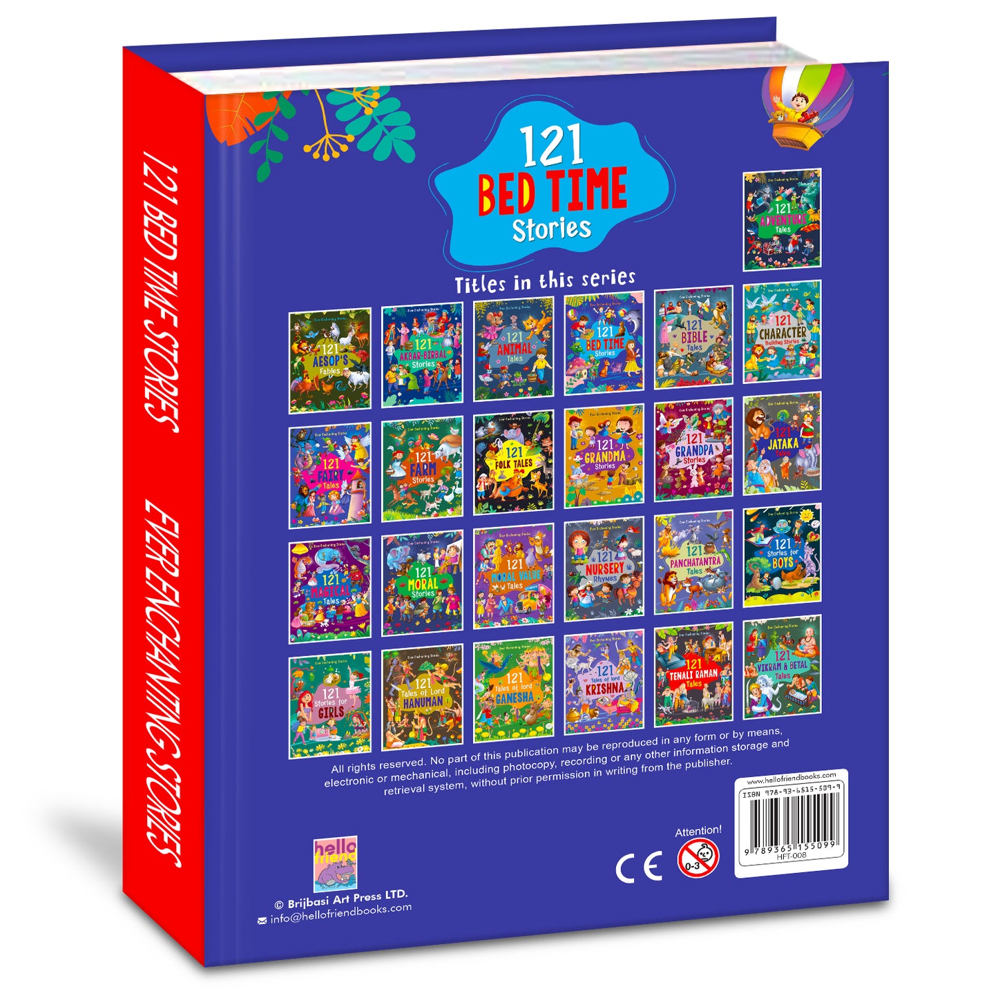 121 Bedtime Traditional Stories | Illustrated Story Book for Kids