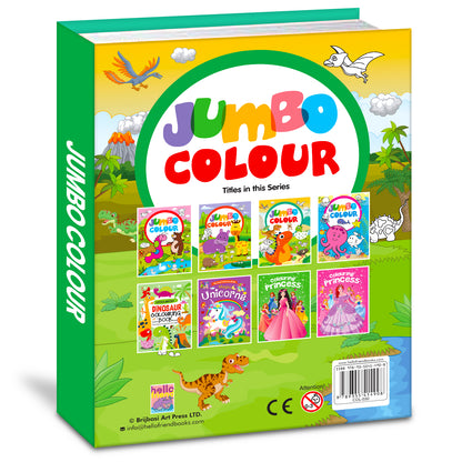 Jumbo Color – Dinosaurs | Jumbo Dinosaur Coloring Book for Kids | Big Prehistoric Activity Book