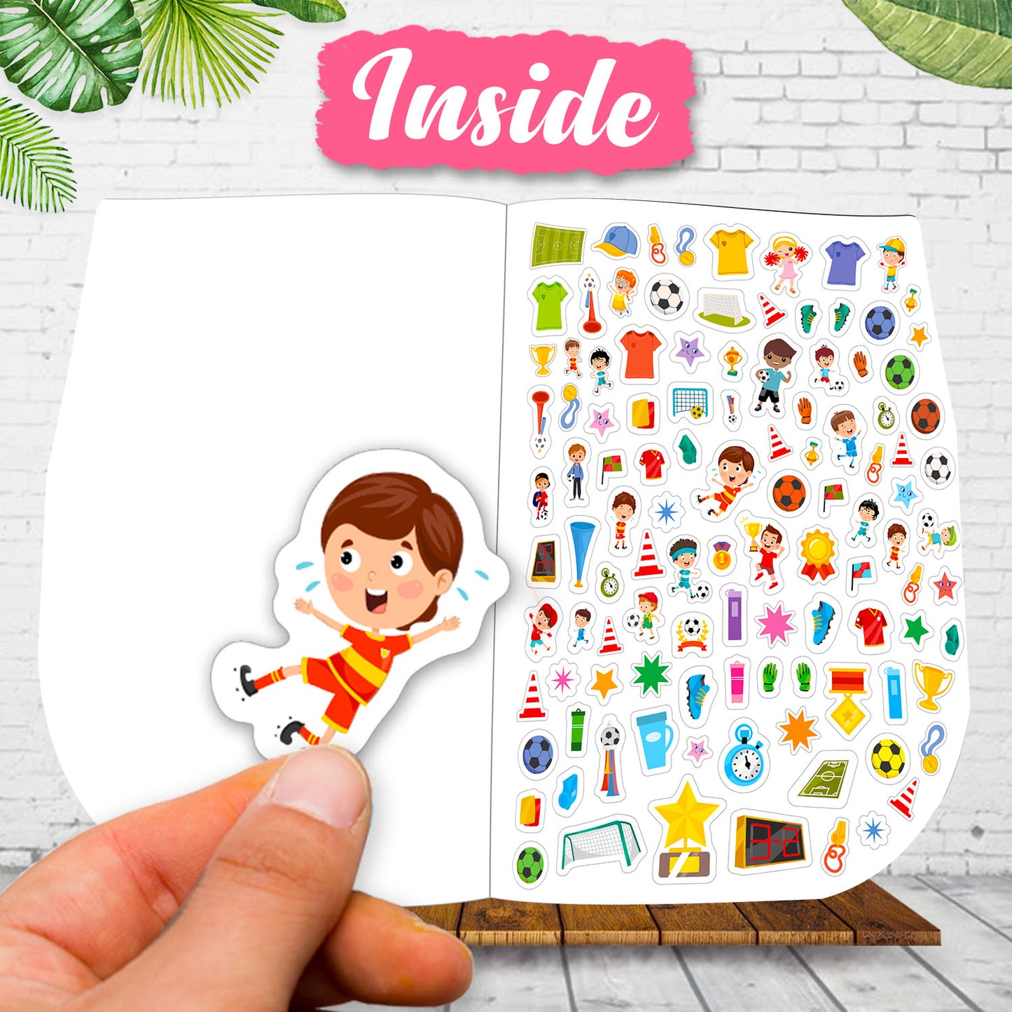 Boy Football Fun | Colouring & Sticker Activity Book for Kids