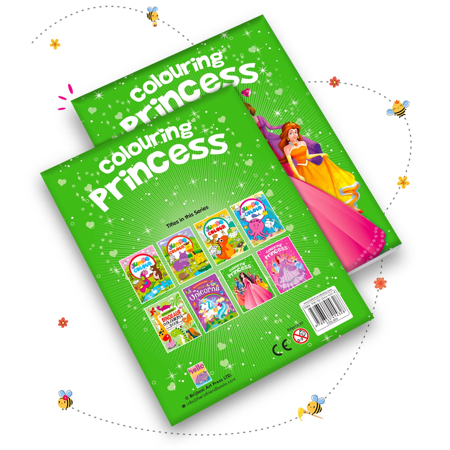 Colouring Book – Green Edition | Fun Coloring Activity Book for Kids | Creative Learning Book