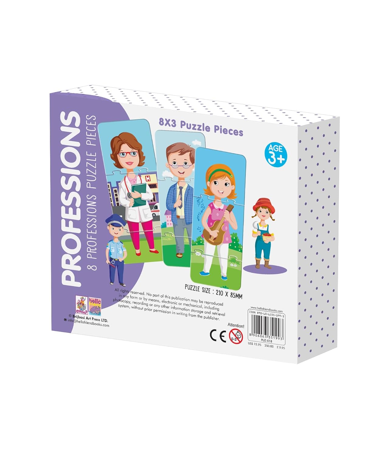 Working Profession Puzzle Box | Educational Puzzle for Kids 3+