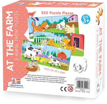 At The Farm & Animal Jigsaw Puzzle Box | Beginner Puzzle for Kids 3+