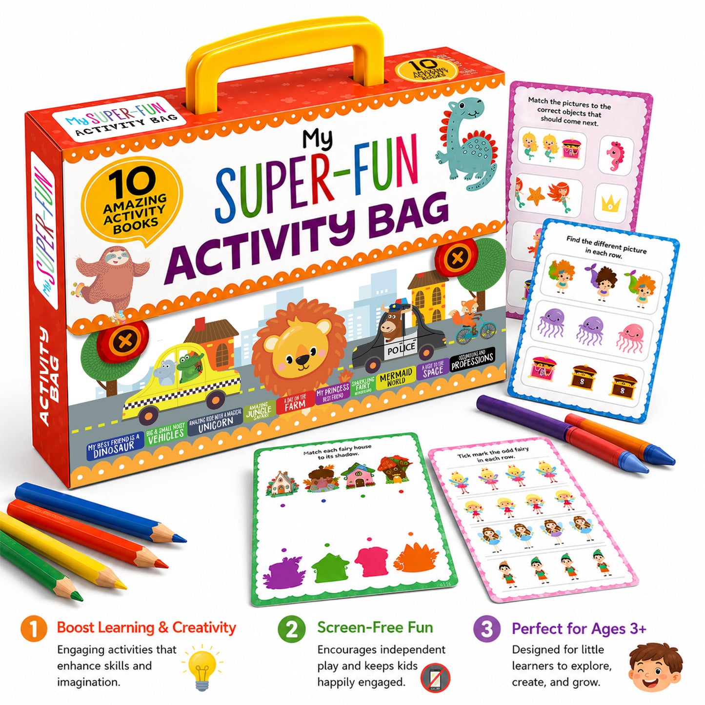My Super-Fun Activity Bag - Dimension 25x18cm