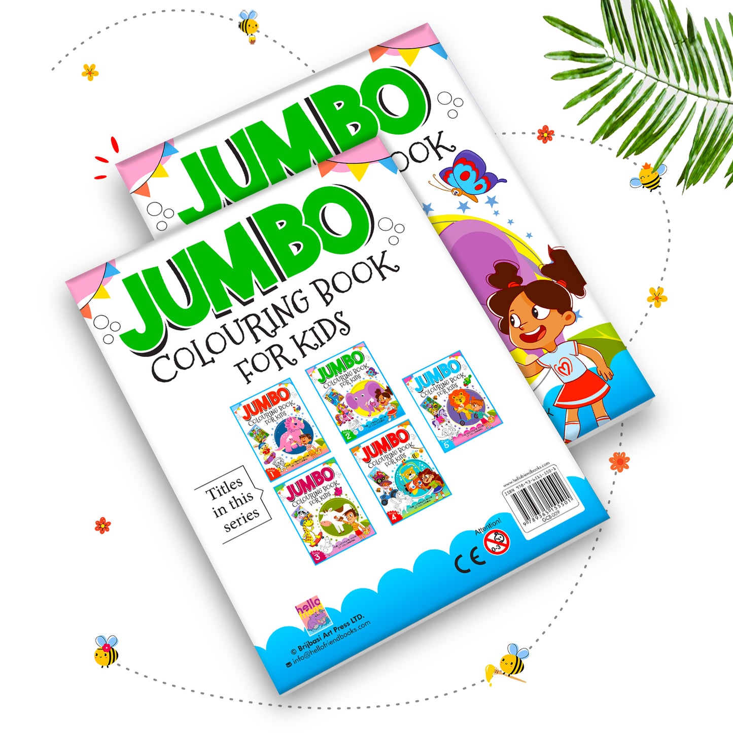 Jumbo Colouring Book -2 Activity Colouring Book for 3 to 6 years kids
