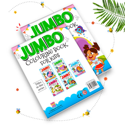 Jumbo Colouring Book -2 Activity Colouring Book for 3 to 6 years kids