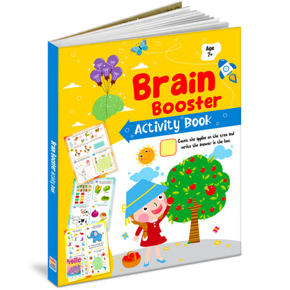 Brain Booster Activity Book 3 (Age 7+) | Educational Puzzle & Logic Activity Book for Kids