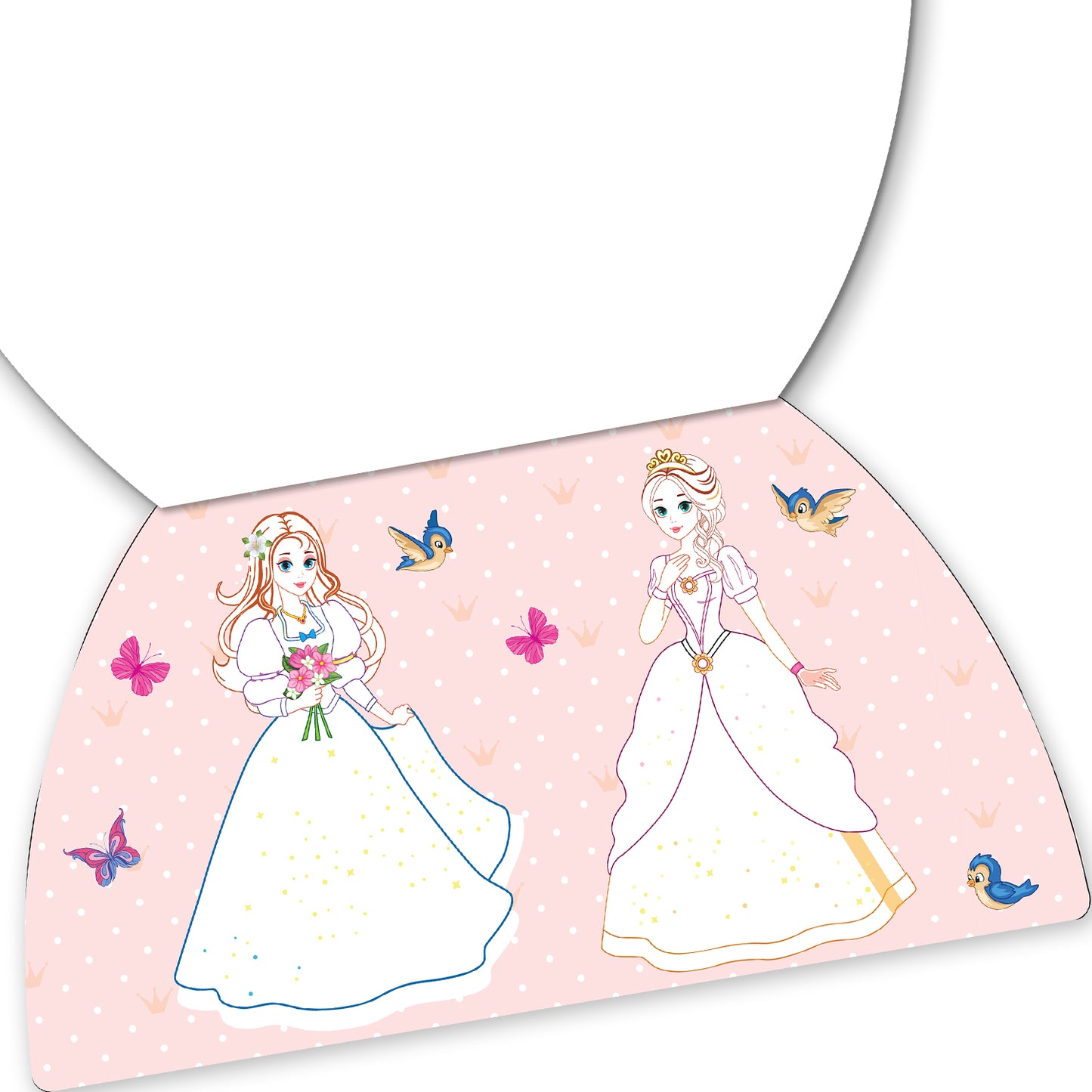 Princess Colouring Kit | Princess Coloring & Creative Activity Kit for Kids | Deluxe Art & Learning Kit