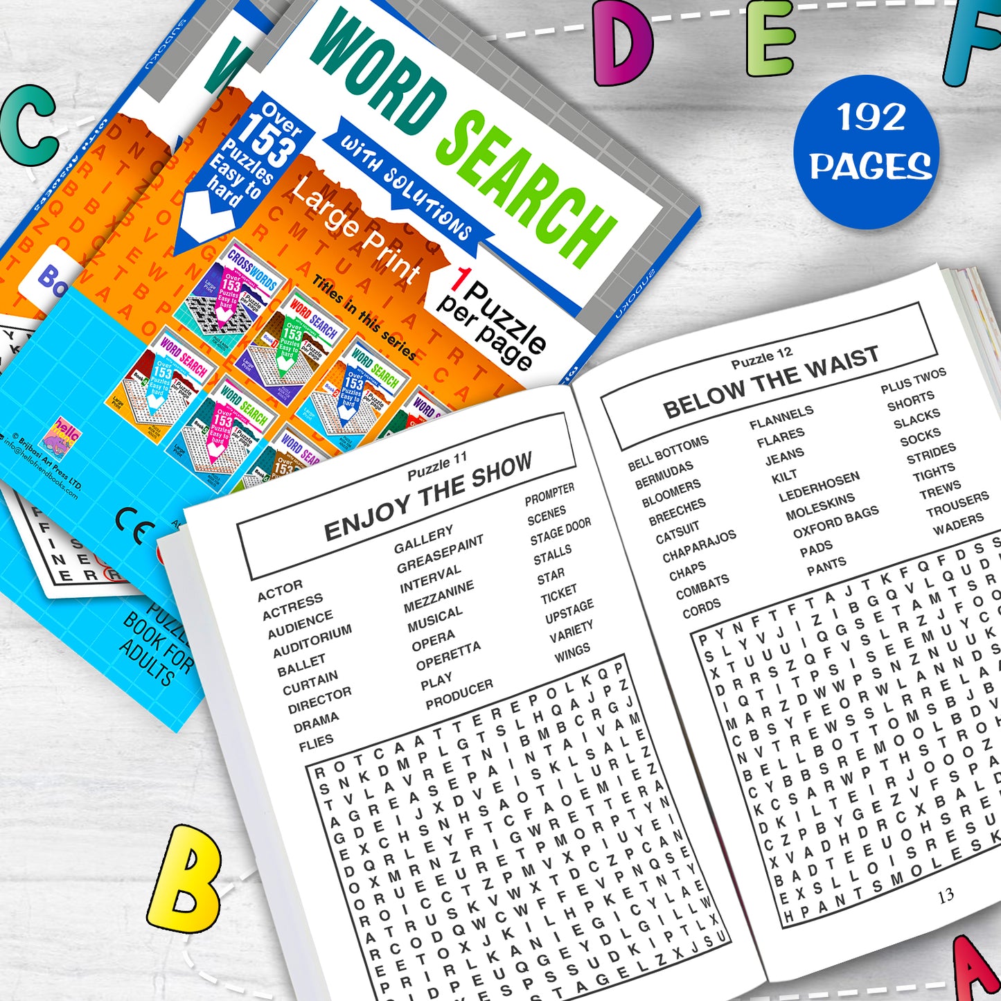 Word Search Puzzles Book 2 with Solutions - Back Cover