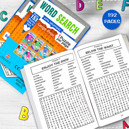 Word Search Puzzles Book 2 with Solutions - Back Cover