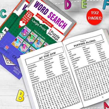Word Search Puzzles Book 3 with Solutions - Back Cover
