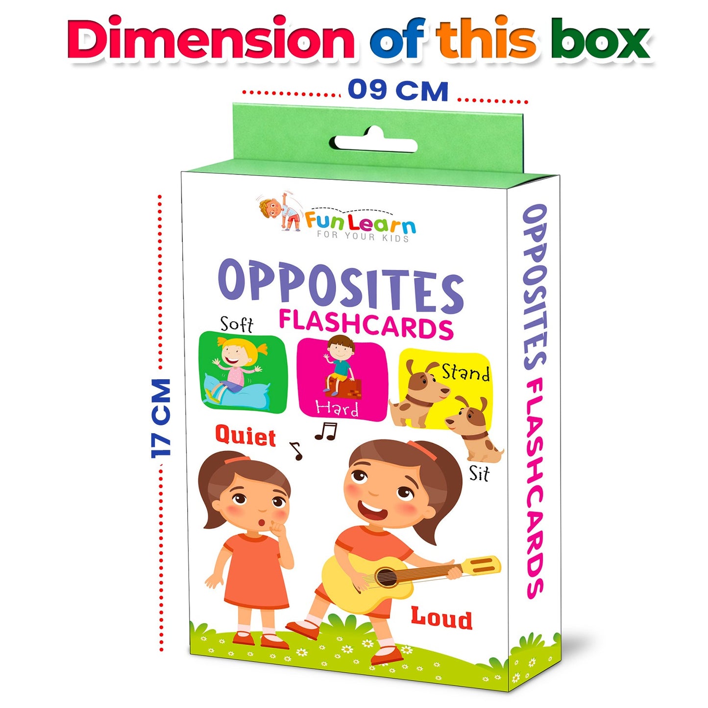 Opposites Flash Cards additional sample view