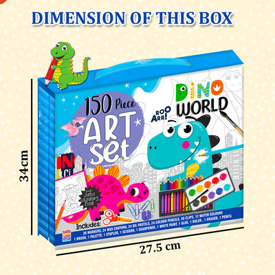 150 Piece Dino art set