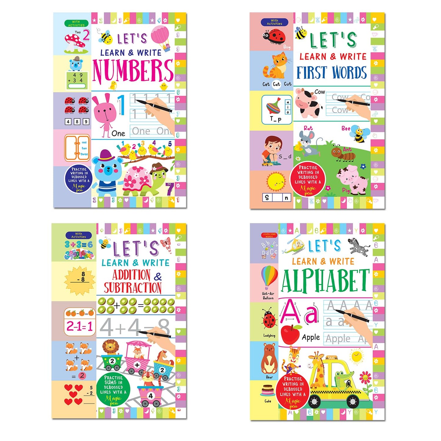 Let's Learn and Write - Debossed Flip Charts