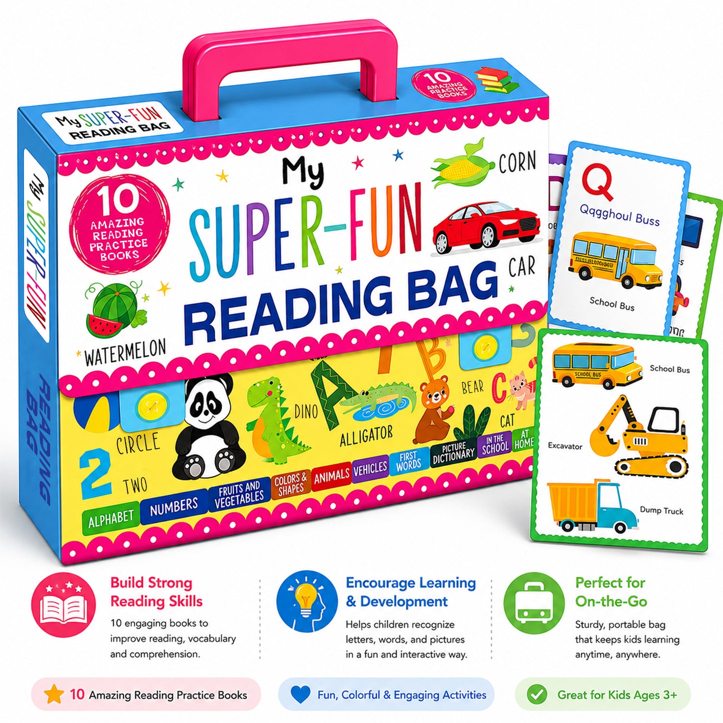 My Super Fun Reading Bag | Learning Activity Kit for Kids | Early Learning Activity Set