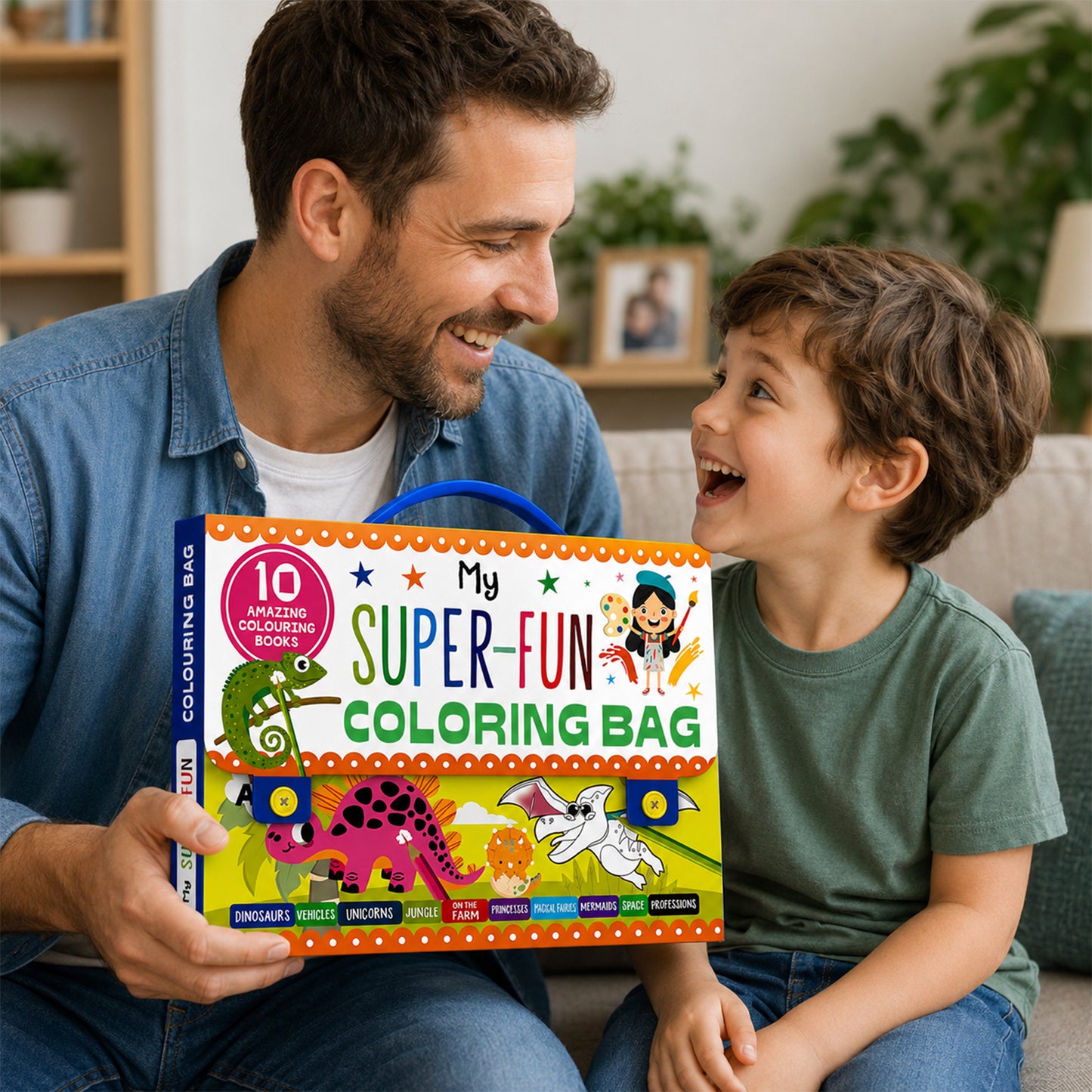 My Super Fun Colouring Bag | Learning Activity Kit for Kids | Creative Colouring & DIY Set