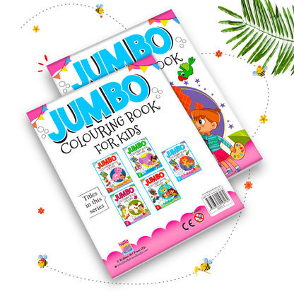 Jumbo Colouring Book 5 | Activity Coloring Book for Kids Aged 3 to 6 Years