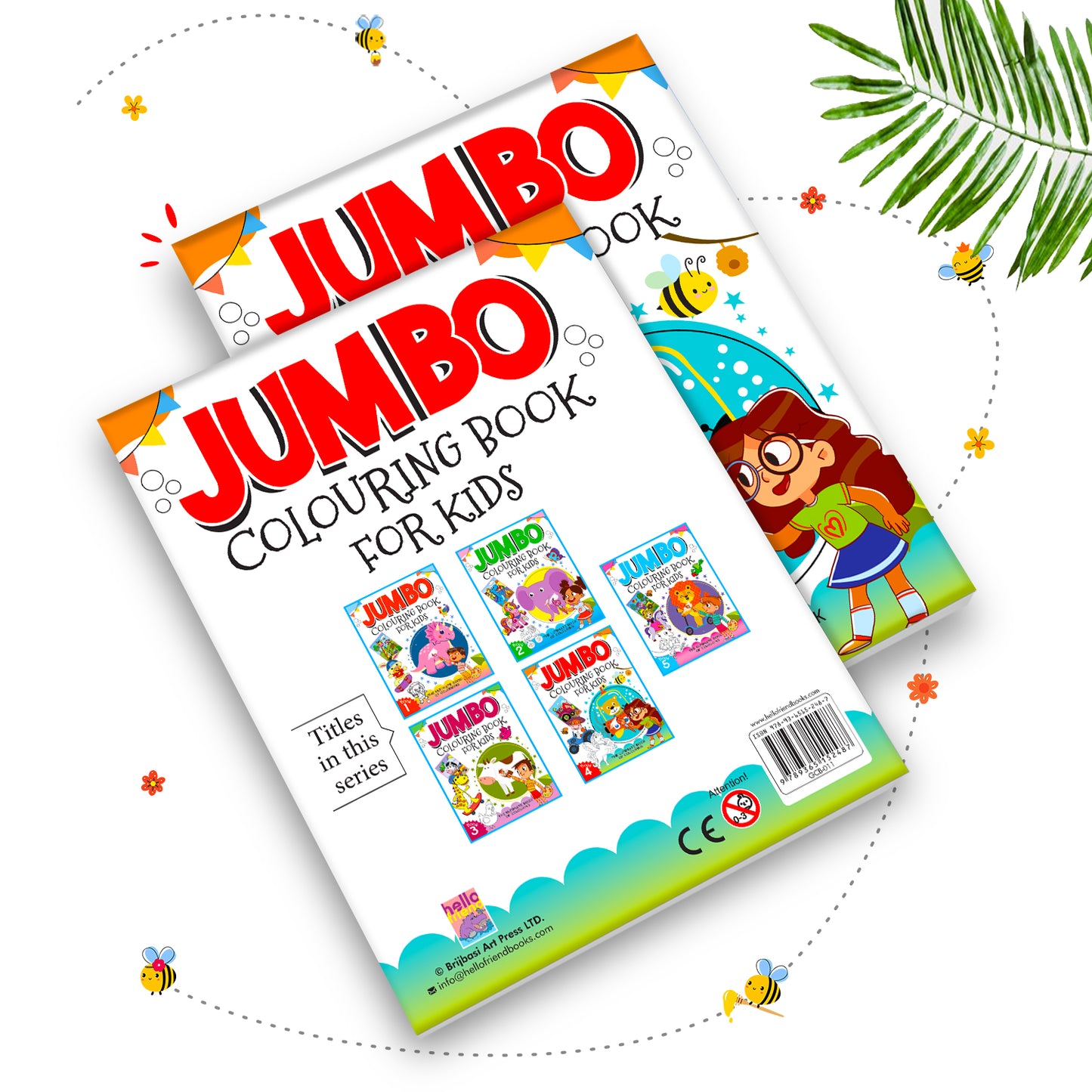 Jumbo Colouring Book 4 - Activity Colouring Book for 3 to 6 years kids