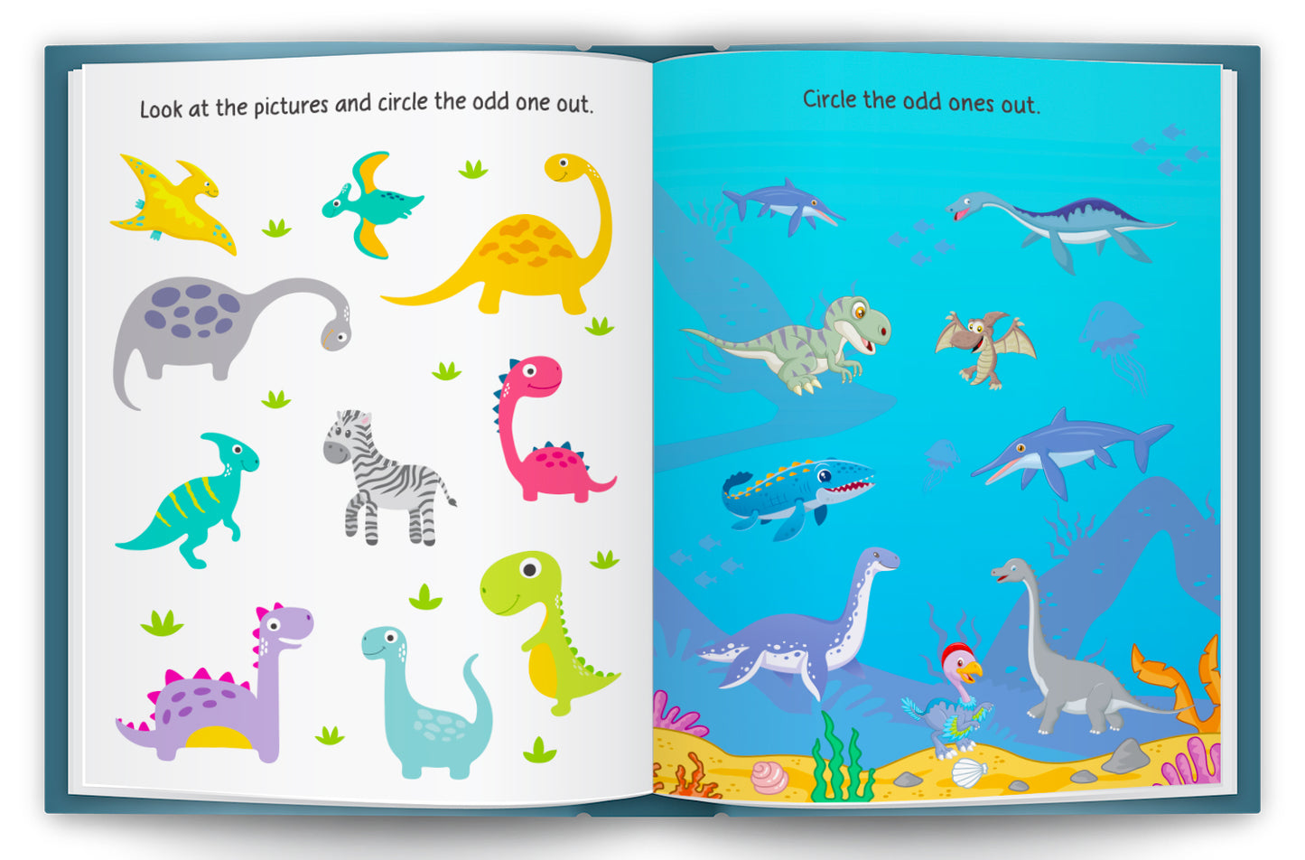 Dinosaur Stickers & Activity Book – Puffy Stickers | Fun Sticker Activity Book for Kids | Creative Play