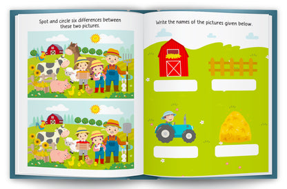 Farm Stickers & Activity Book – Puffy Stickers | Fun Sticker Activity Book for Kids | Creative Play