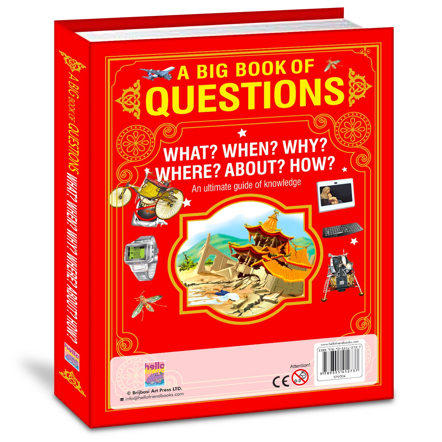 A Big Book of Questions | Illustrated Knowledge Book for Curious Kids | Educational Hardcover Book