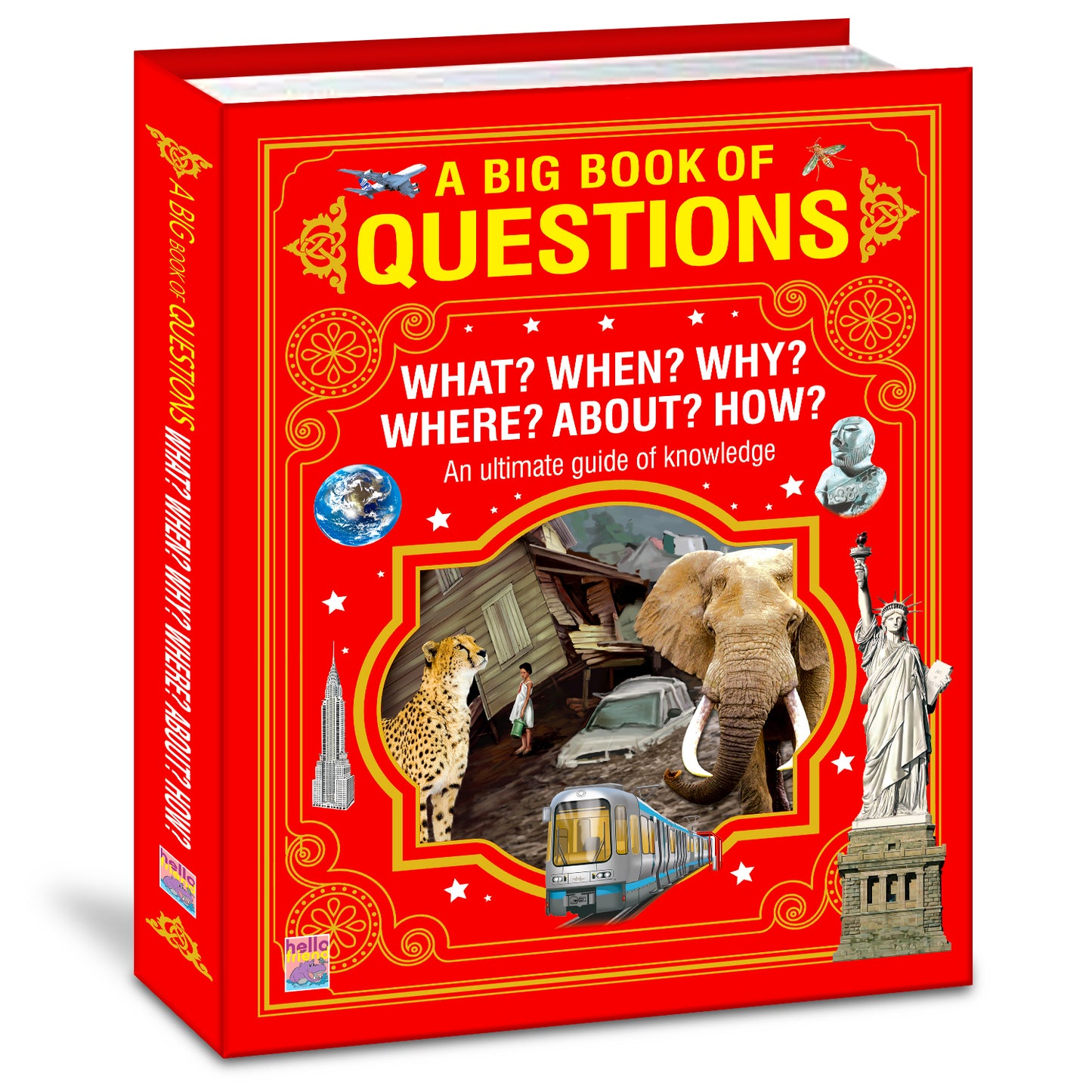 A Big Book of Questions | Illustrated Knowledge Book for Curious Kids | Educational Hardcover Book