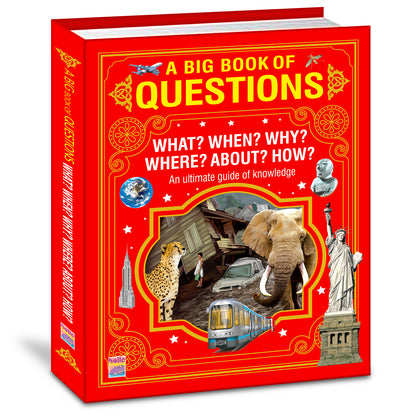A Big Book of Questions | Illustrated Knowledge Book for Curious Kids | Educational Hardcover Book