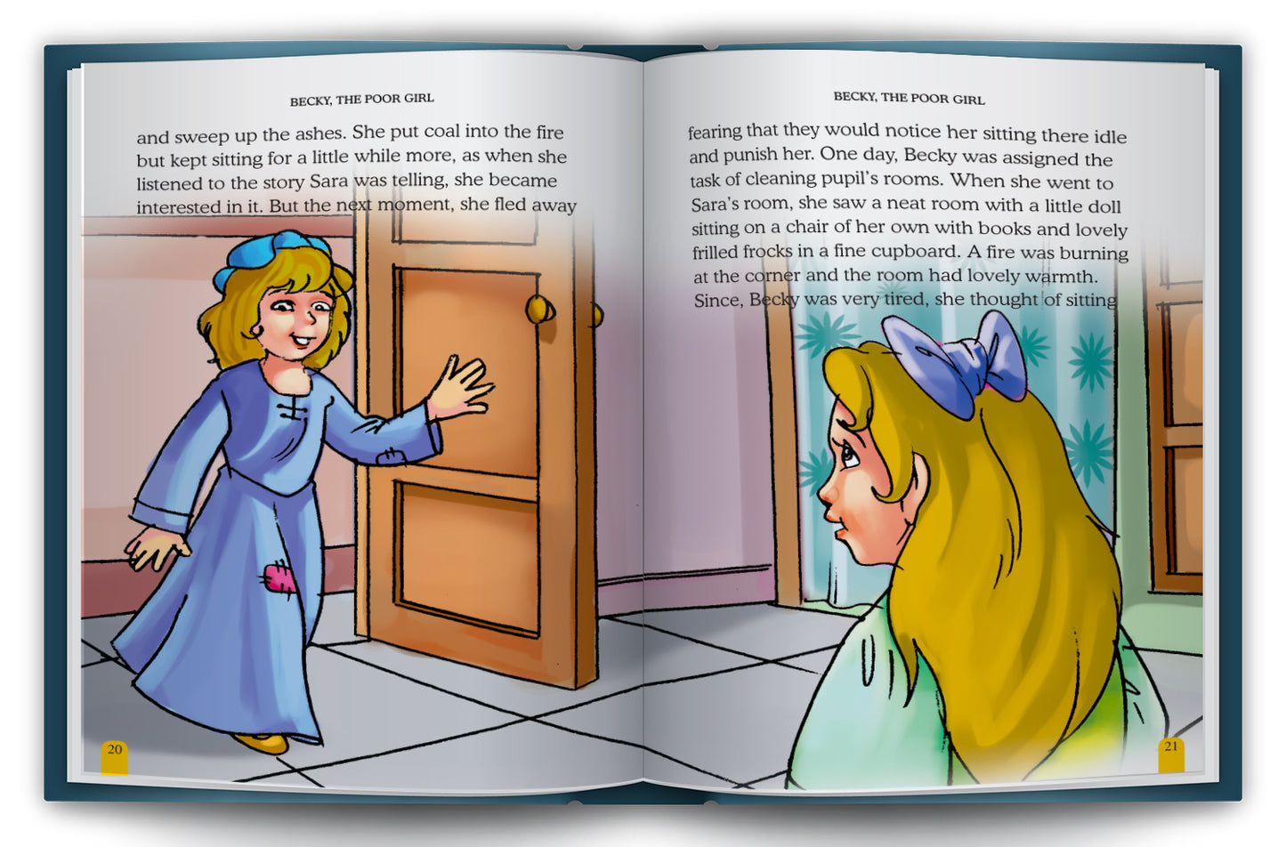 A Little Princess - Interior spread: A French Lesson