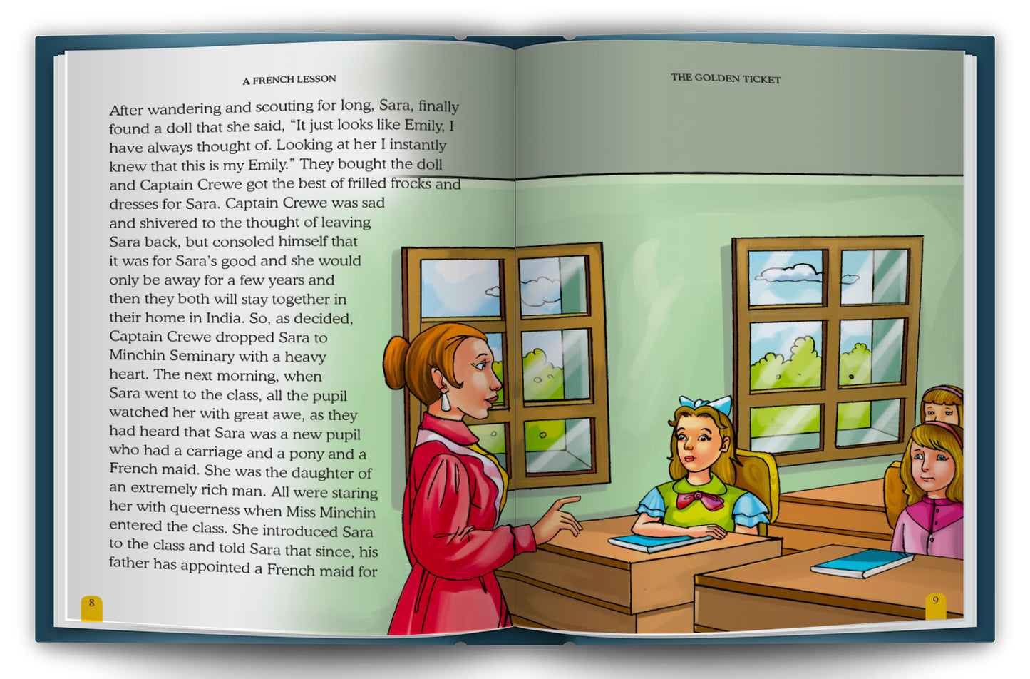 A Little Princess - Two books lifestyle display