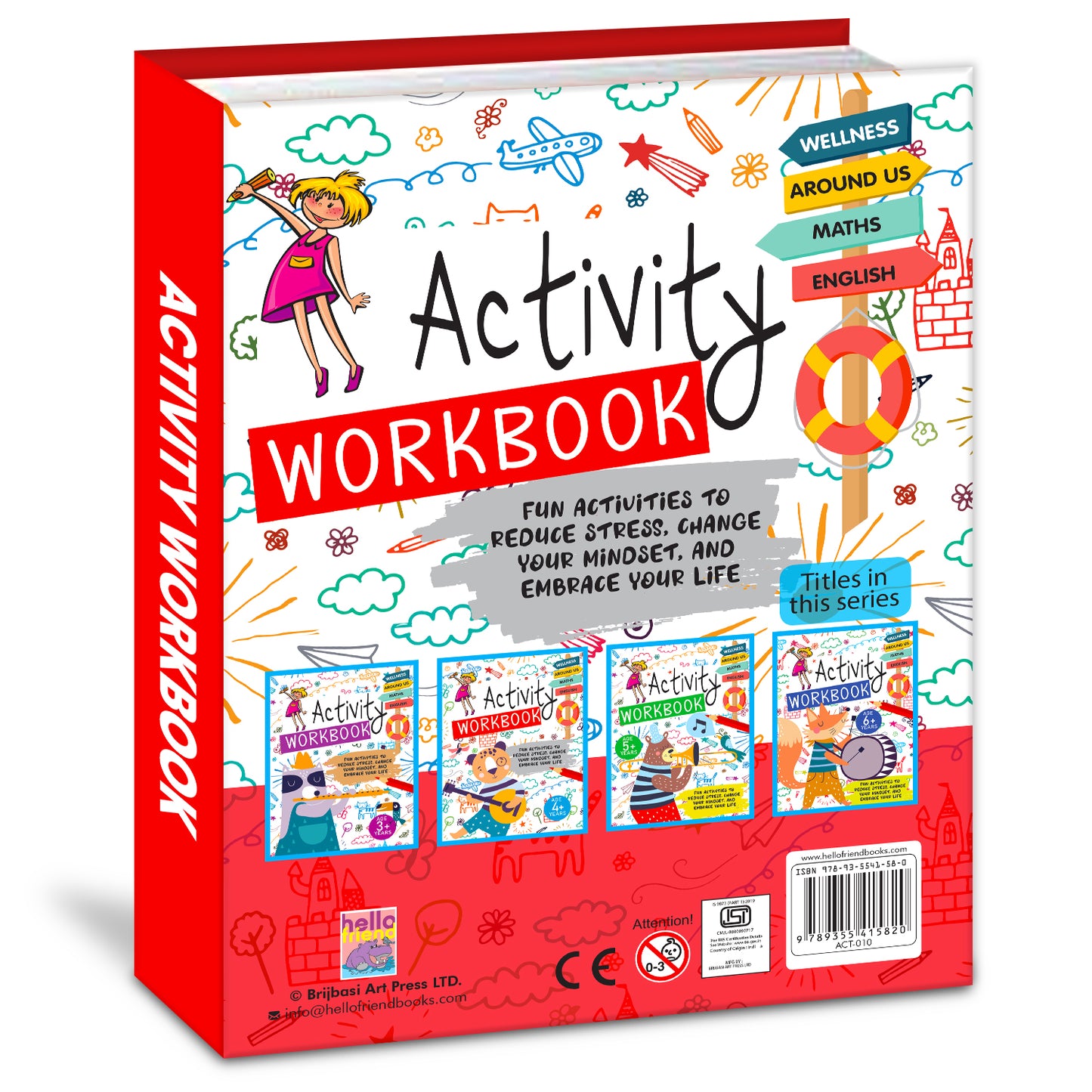 The Ultimate Activity Workbook | Fun Learning Book for Kids 3+
