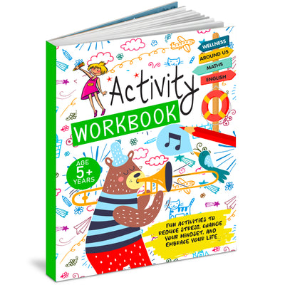 Activity Workbook for Kids 5+ Years | Maths, Language, Creative & Brain-Building Learning Activities