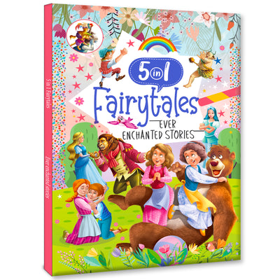 5 in 1 Fairytales Ever Enchanted Stories Book 2 | Illustrated Fairy Tale Collection for Kids