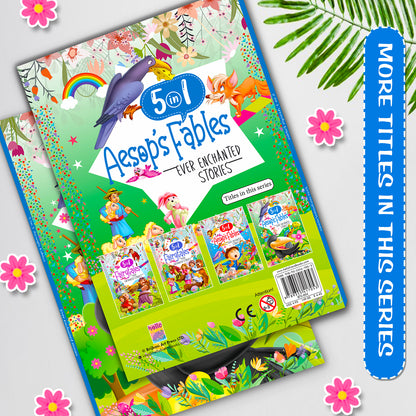 Ever Enchanted Stories: 5 in 1 Aesop's Fables – Book 2 | Illustrated Moral Story Book for Kids