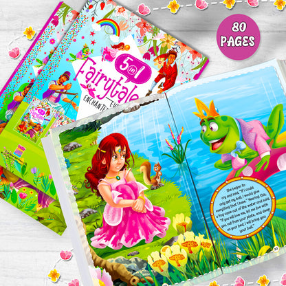 Ever Enchanted Stories: 5 in 1 Fairytales – Book 1 | Illustrated Fairy Tale Story Book for Kids