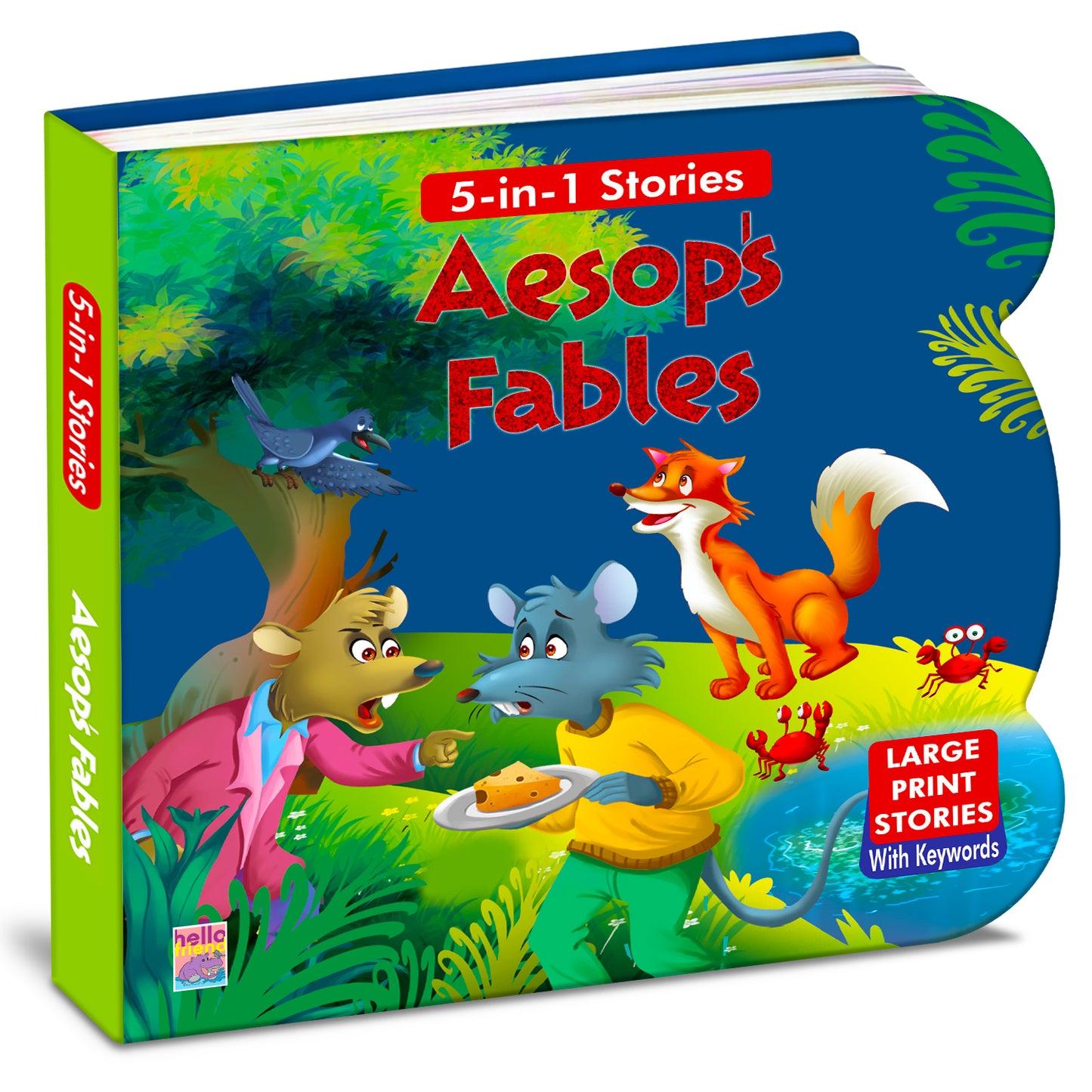 Aesop's Fables | Classic Moral Stories for Kids | Illustrated Board Book for Toddlers & Young Readers
