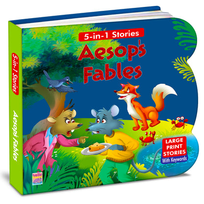 Aesop's Fables | Classic Moral Stories for Kids | Illustrated Board Book for Toddlers & Young Readers