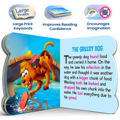 Aesop's Fables | Classic Moral Stories for Kids | Illustrated Board Book for Toddlers & Young Readers