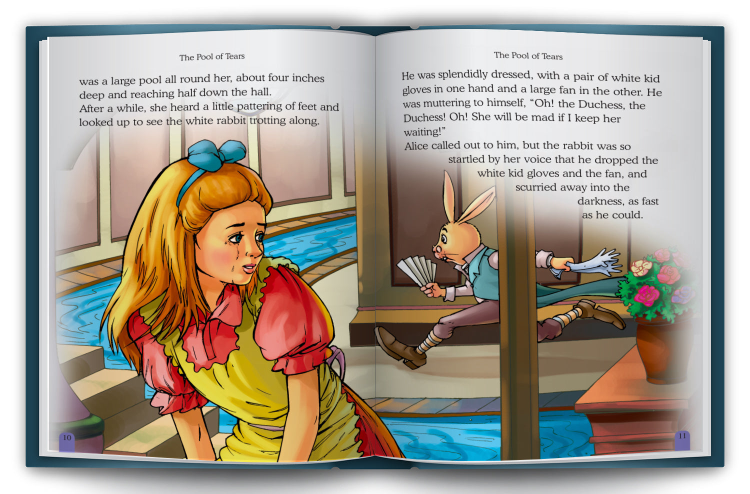 Alice in Wonderland - Interior spread: Advice from a Caterpillar