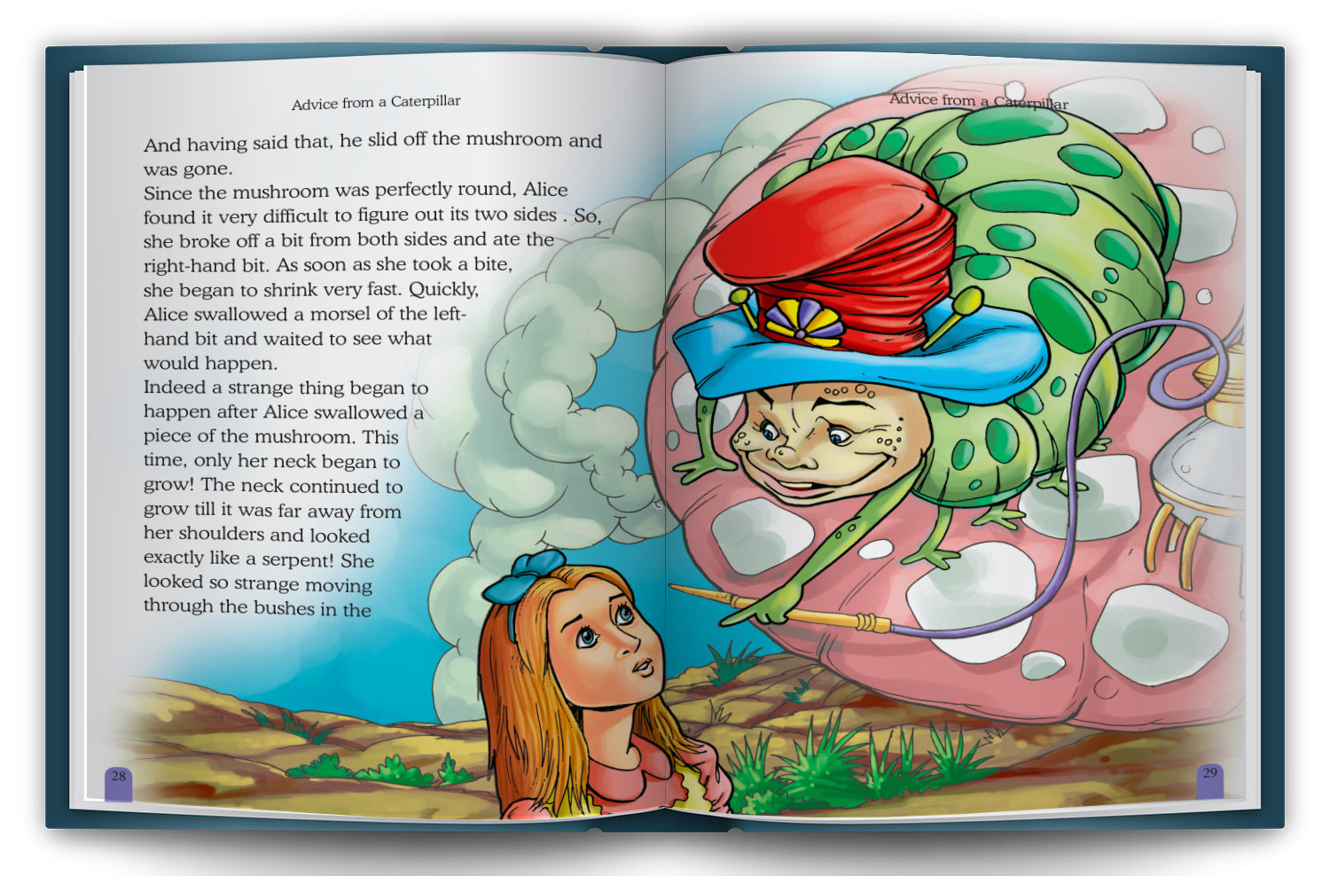 Alice in Wonderland - 3D book lifestyle display