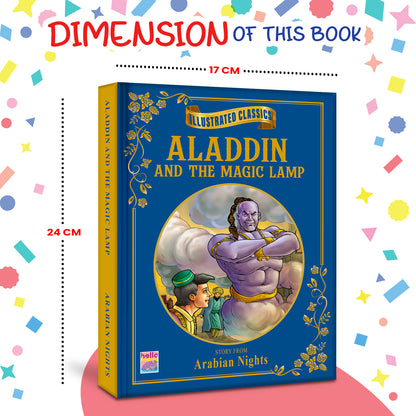 Aladdin and the Magic Lamp - Book dimensions 17x24 cm