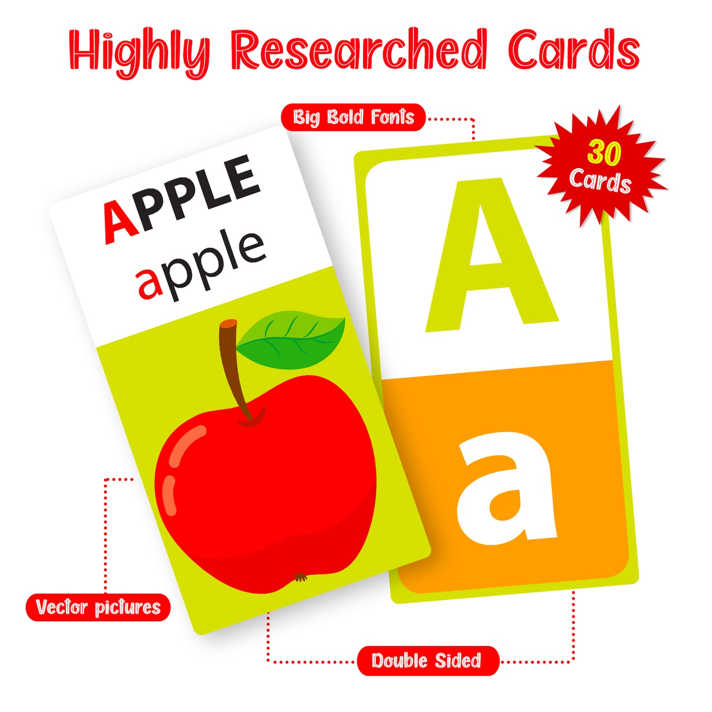 Alphabet flash cards